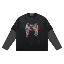 Load image into Gallery viewer, 'Blessed' Distressed Layer T-Shirt