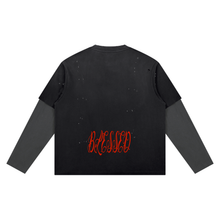 Load image into Gallery viewer, 'Blessed' Distressed Layer T-Shirt