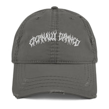 Load image into Gallery viewer, &#39;Eternally Damned&#39; Distressed Dad Hat